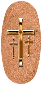 DASOV 517 CP SH CP Copper 3 Crosses Shimmer Copper Background